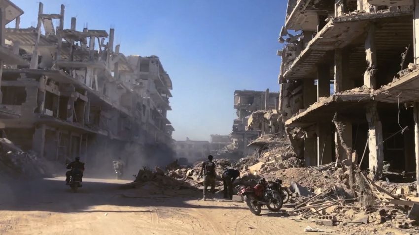 Syria Ghouta destruction