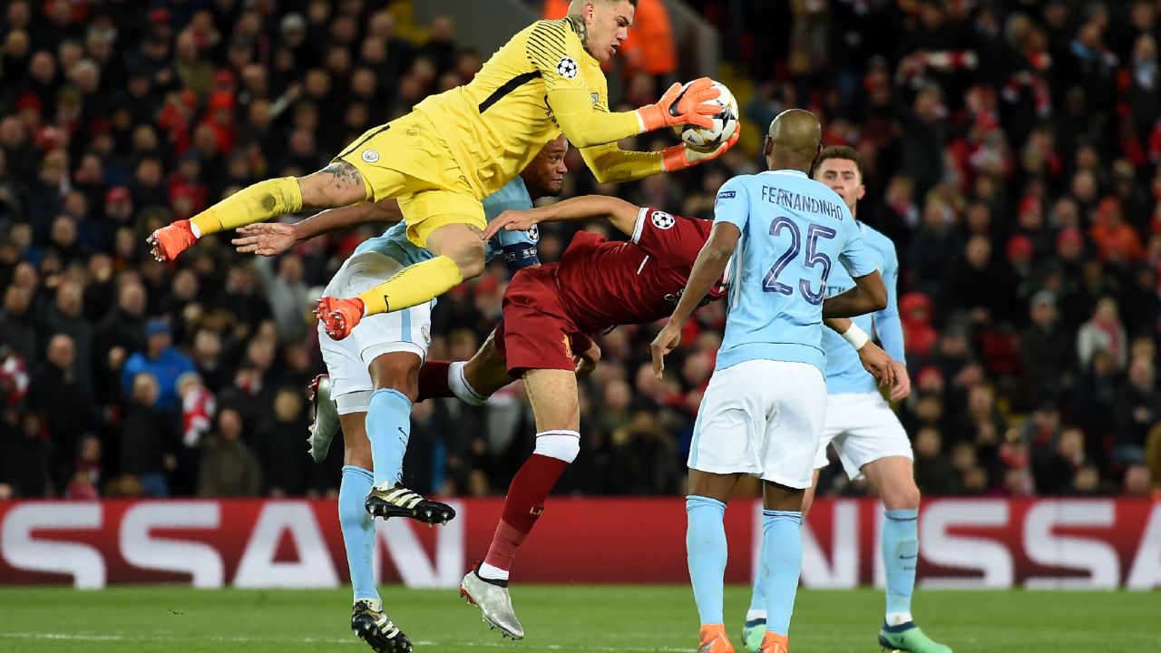 Brazilian goalkeeper Ederson has been a revelation for City this season.