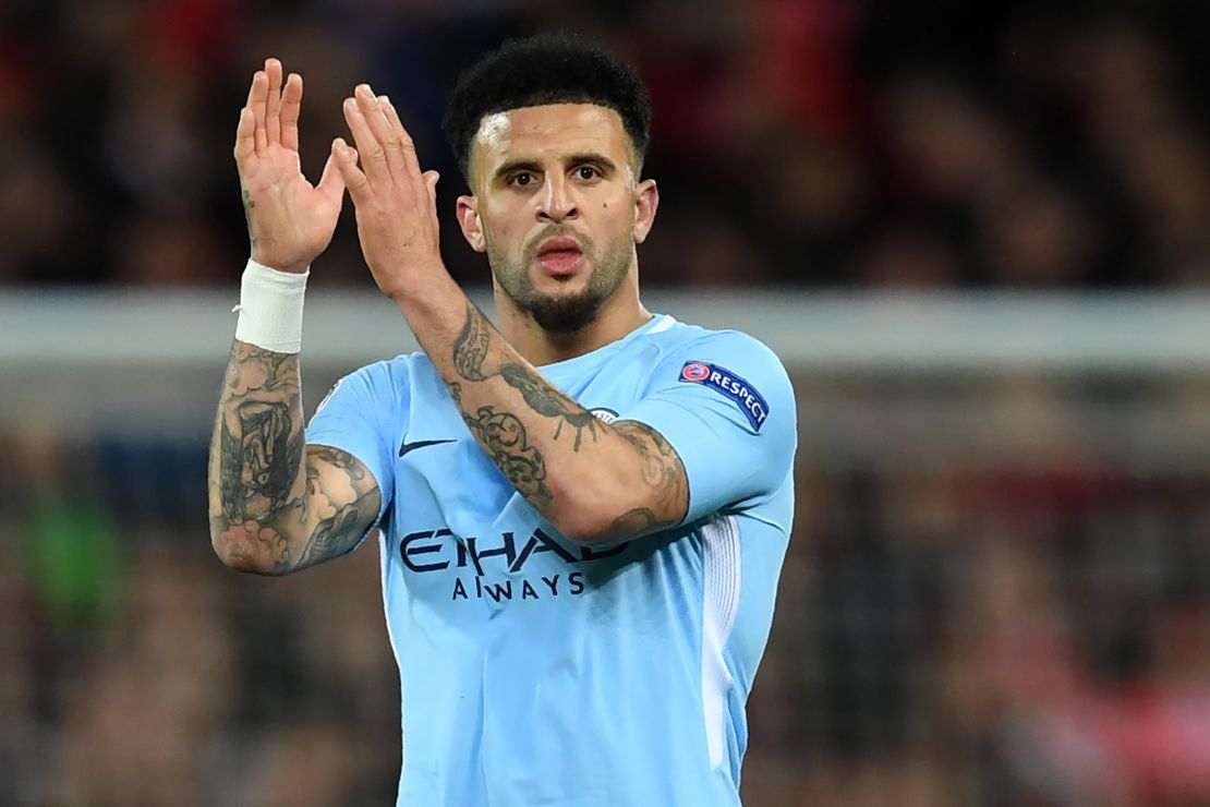 Kyle Walker has been in brilliant form this season, a flying winger one minute, the last line of defense the next.