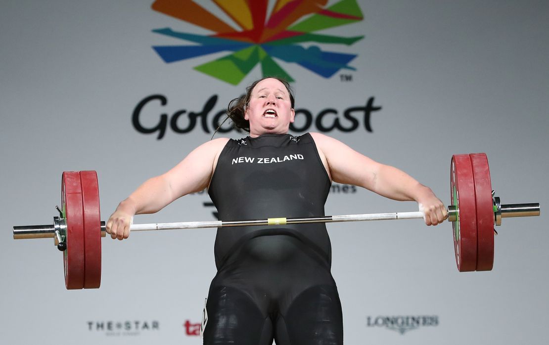 She looked set to move into the clean and jerk element of competition with an insurmountable lead...