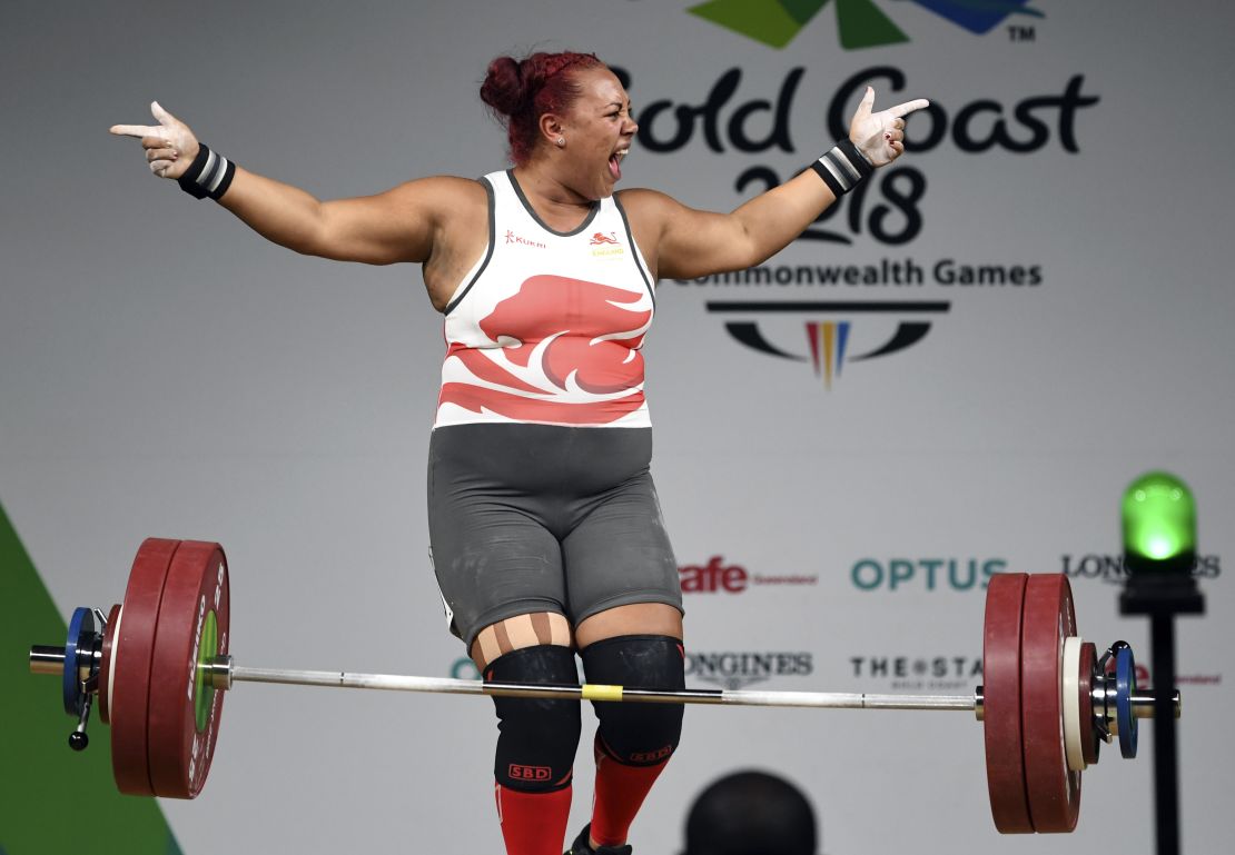 England's Emily Campbell is one weightlifter who has backed Hubbard.