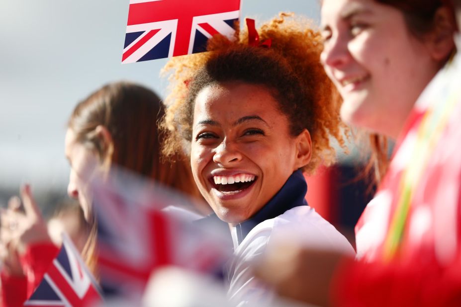 Jazmin Sawyers was a member of Team GB at the Rio Olympics in 2016, where she finished eighth.