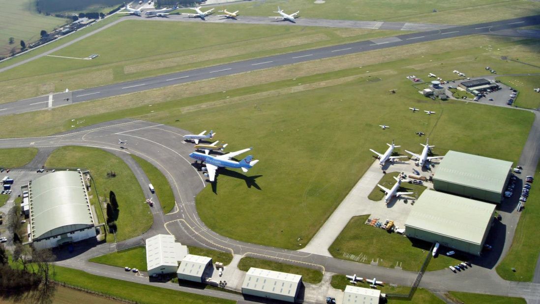 <strong>Plane sailing:</strong> Air Salvage International is an aviation services firm based at the UK's Cotswolds Airport, where aircraft are dismantled for parts following their retirement. 