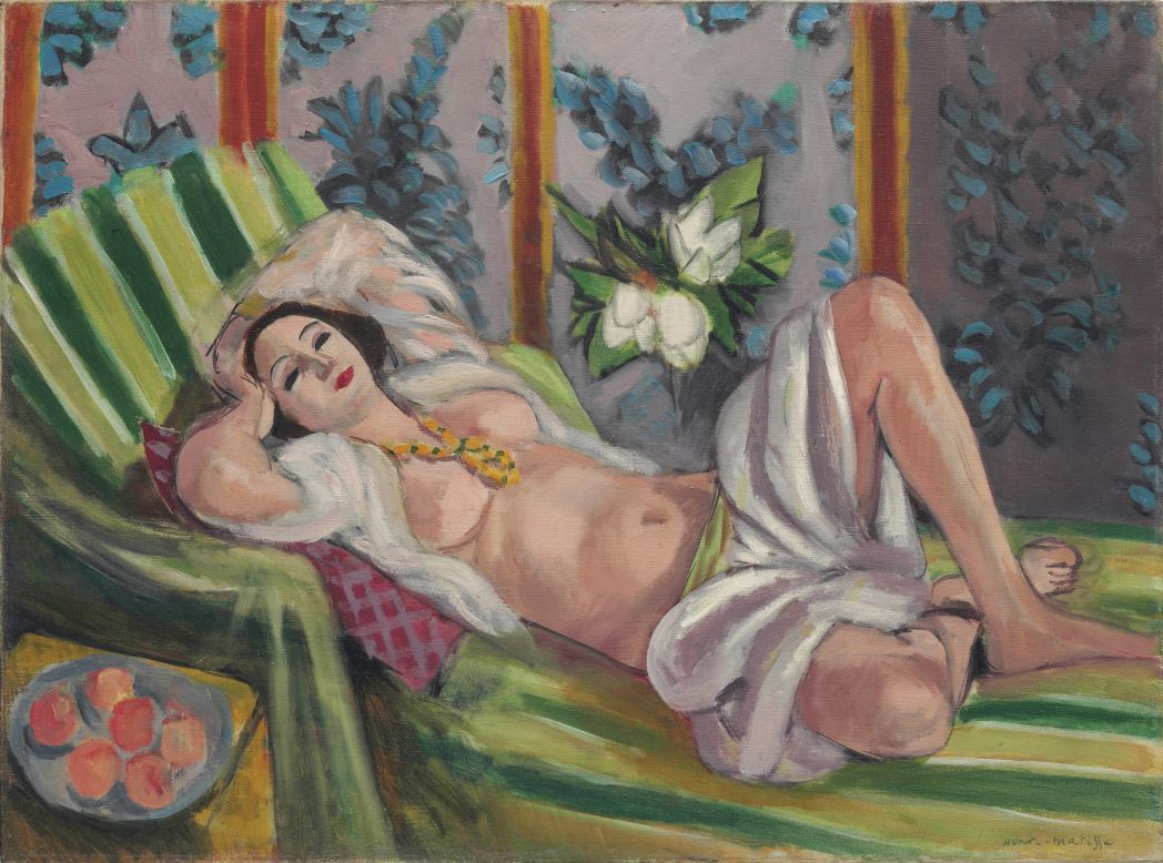 "Odalisque couchée aux magnolias" (1923) by Henri Matisse. Estimate: $70-90 million. 