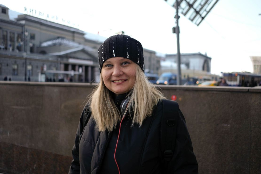Anna Podorogina, 34, says some football fans are a "bit aggressive" but Moscow authorities should be prepared for it.  