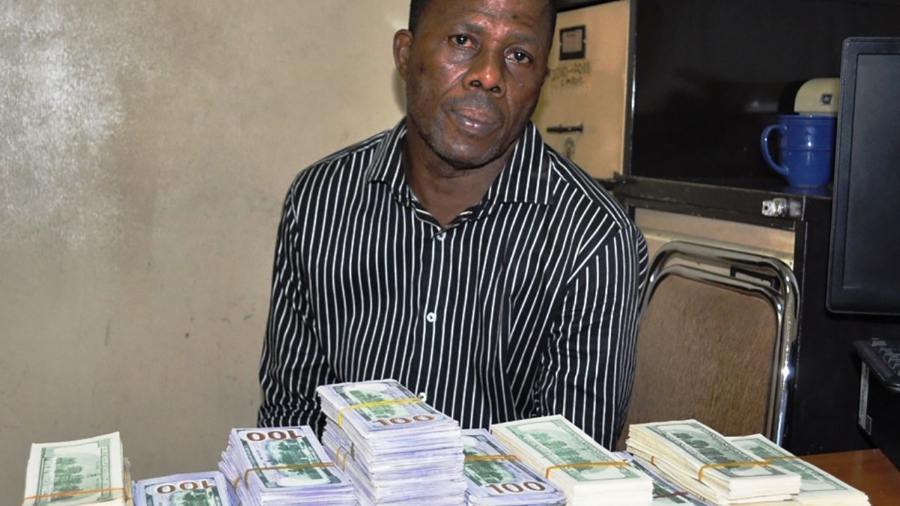  Samson Otuedon was arrested by Nigeria's Economic and Financial Crimes Commission.