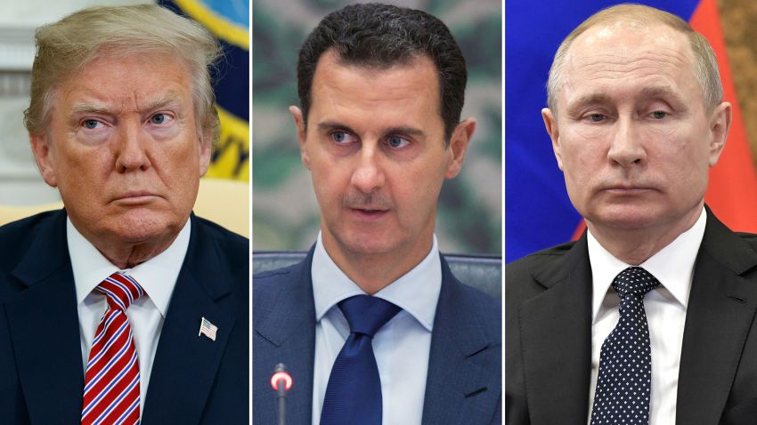 Trump Assad Putin SPLIT RESTRICTED