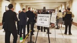 More than 40 people arrived at the Oklahoma State Capitol on Wednesday morning to register to run for office. 