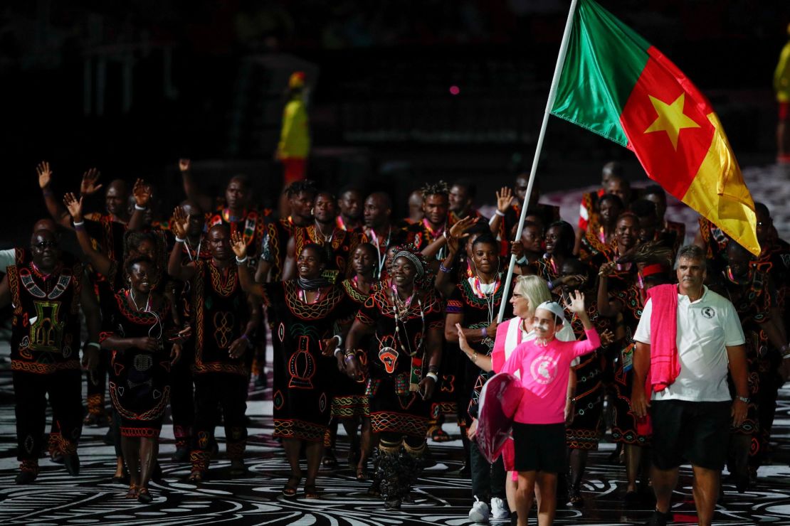 he Cameroonian team lost a third of its members in the first week on the Gold Coast.
