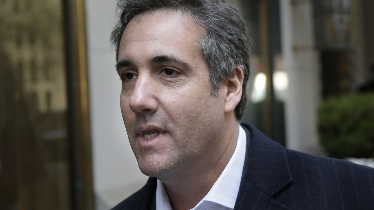 Michael Cohen walks down the sidewalk in New York, Wednesday, April 11, 2018. (AP/Seth Wenig)