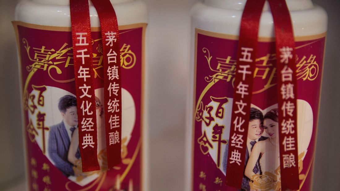 <strong>China's national liquor: </strong>Moutai -- a colorless brand of baijiu distilled from fermented sorghum -- has been the choice of liquor in official banquets for decades. Richard Nixon and Barack Obama are among some of the guests served Moutai by Chinese leaders during their visits.