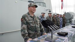 President Xi Jinping naval parade 0412