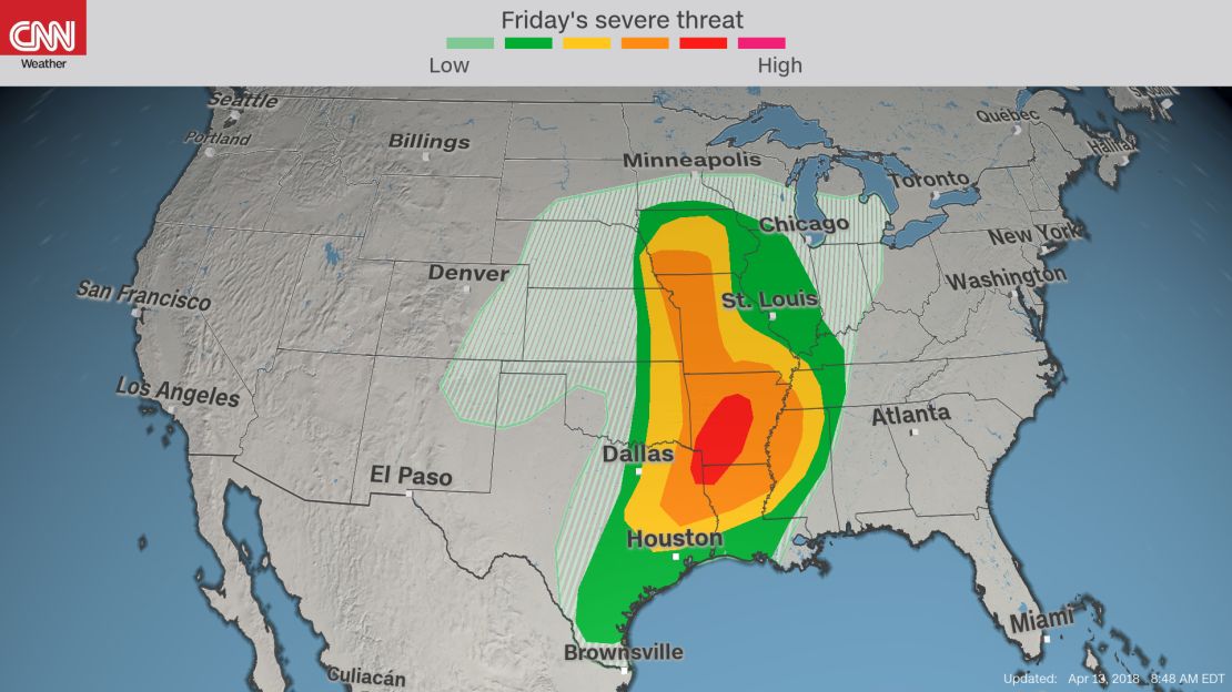 weather friday severe threat