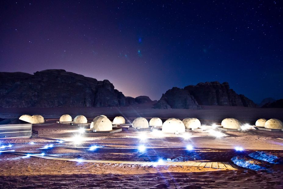 Al-Nawafleh says the camp's design was somewhat inspired by the 2015 Oscar-nominated  Ridley Scott film "The Martian," in which Matt Damon gets stranded on Mars.