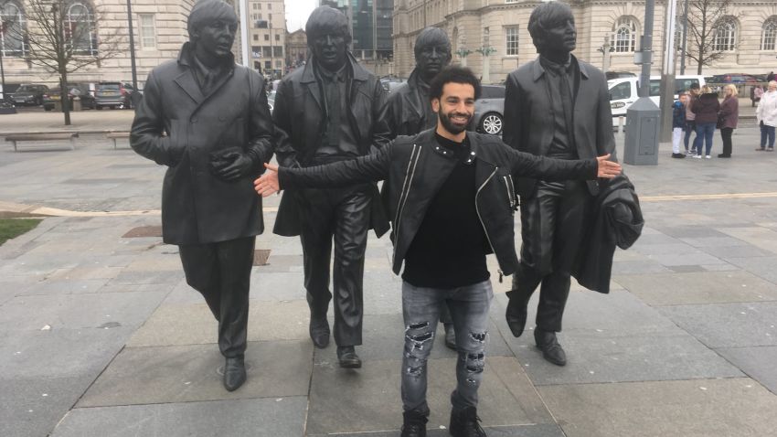 mo salah liverpool egypt footballer beatles museum