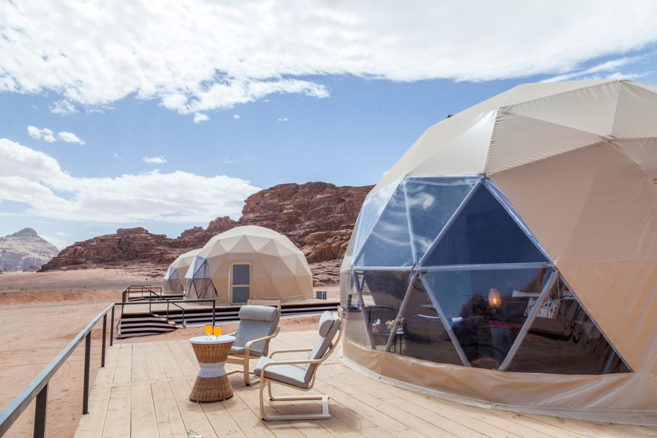 The Martian Domes in all their futuristic glory. 