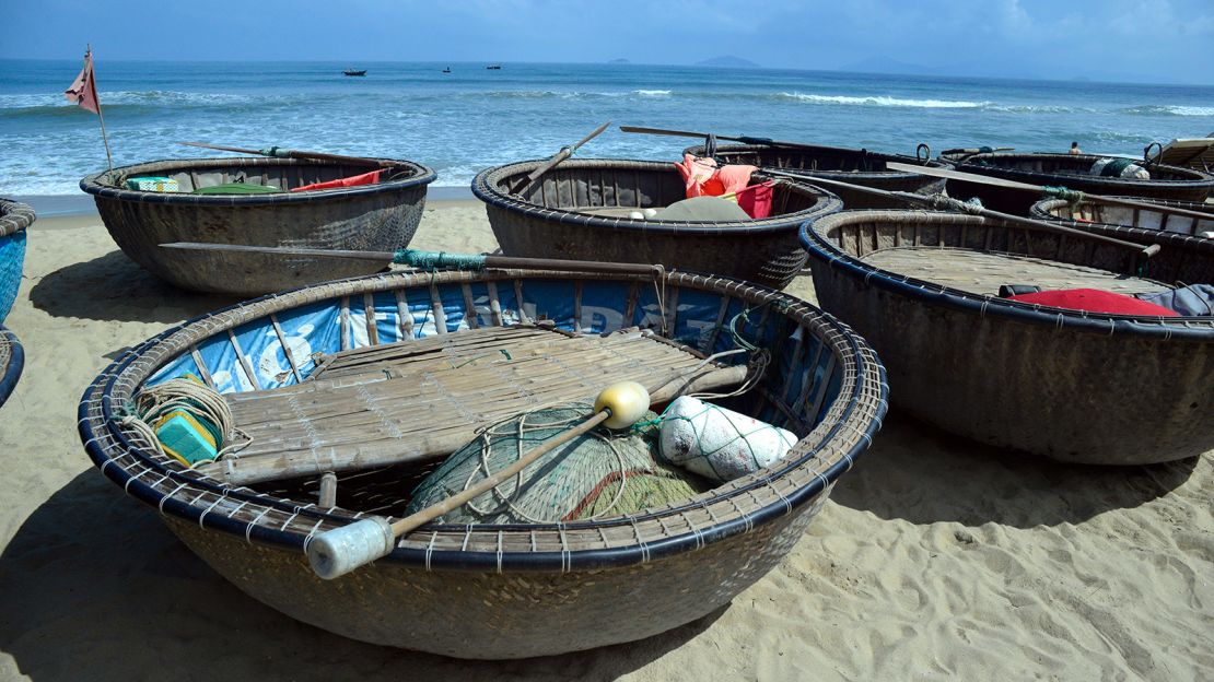 Basket-like trungs are said to have been designed to circument a French tax on boats. 