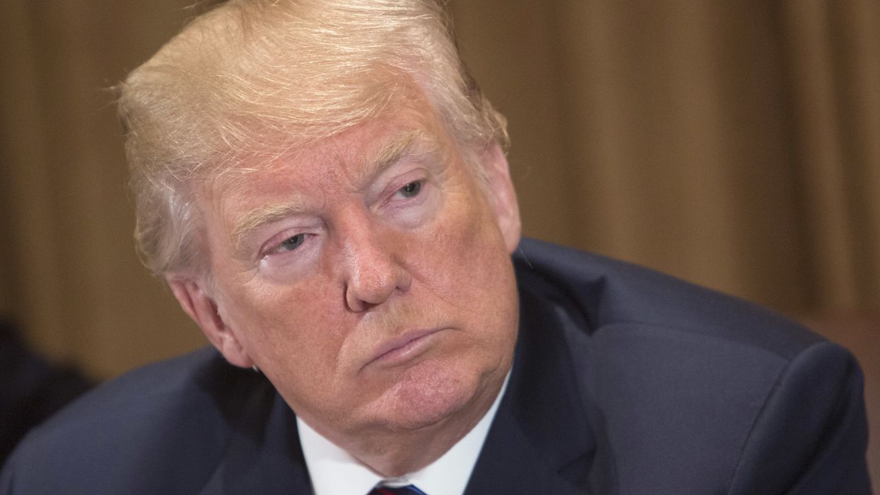 U.S. President Donald Trump participates in a meeting on trade with governors and members of Congress at the White House on April 12, 2018 in Washington, DC. (Chris Kleponis - Pool/Getty Images)