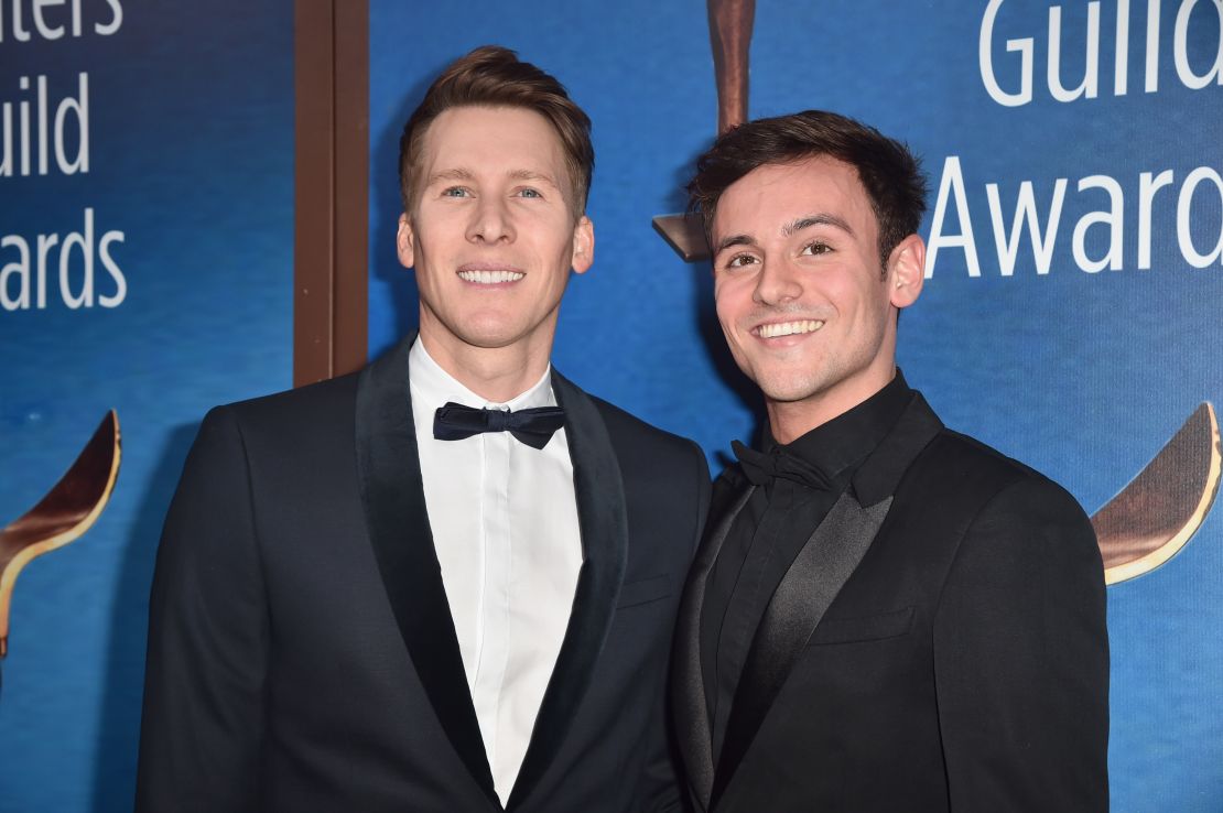 Daley married American film screenwriter Dustin Lance Black last year and they are expecting a child in June.