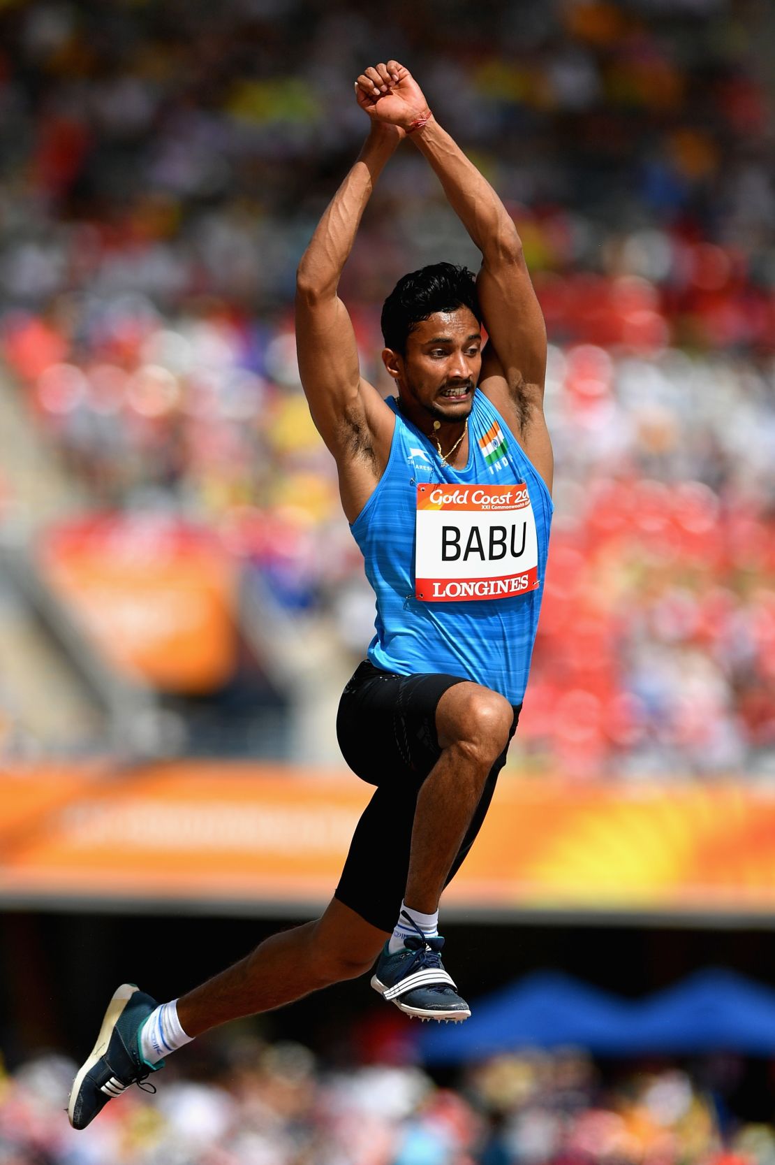 Rakesh Babu was also thrown out of the Games. He was due to compete in Saturday's triple jump final. 