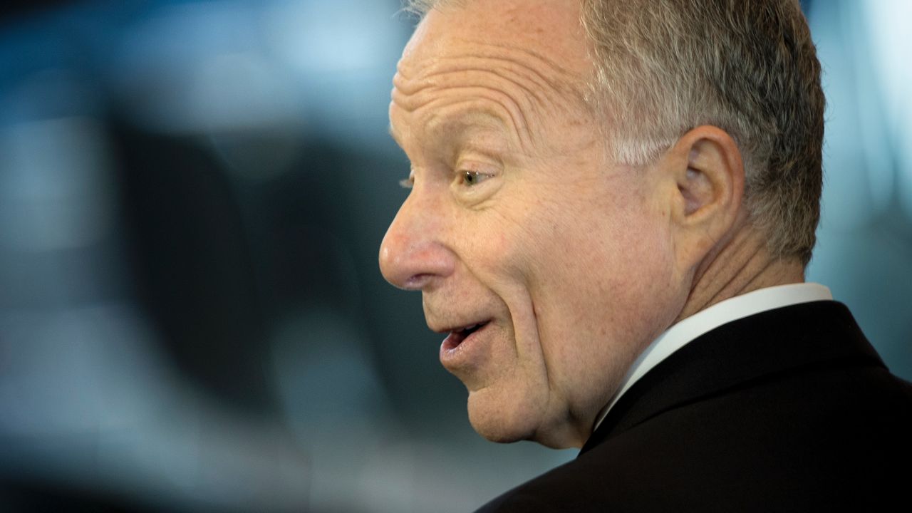 Scooter Libby arrives on December 3, 2015, during a dedication ceremony hosted by the US Senate at Emancipation Hall of the US Capitol Visitor Center in Washington, DC. The ceremony unveiled a bust of former US Vice President Dick Cheney, who as vice president, also served as President of the Senate.    AFP PHOTO/BRENDAN SMIALOWSKI / AFP / BRENDAN SMIALOWSKI        (Photo credit should read BRENDAN SMIALOWSKI/AFP/Getty Images)