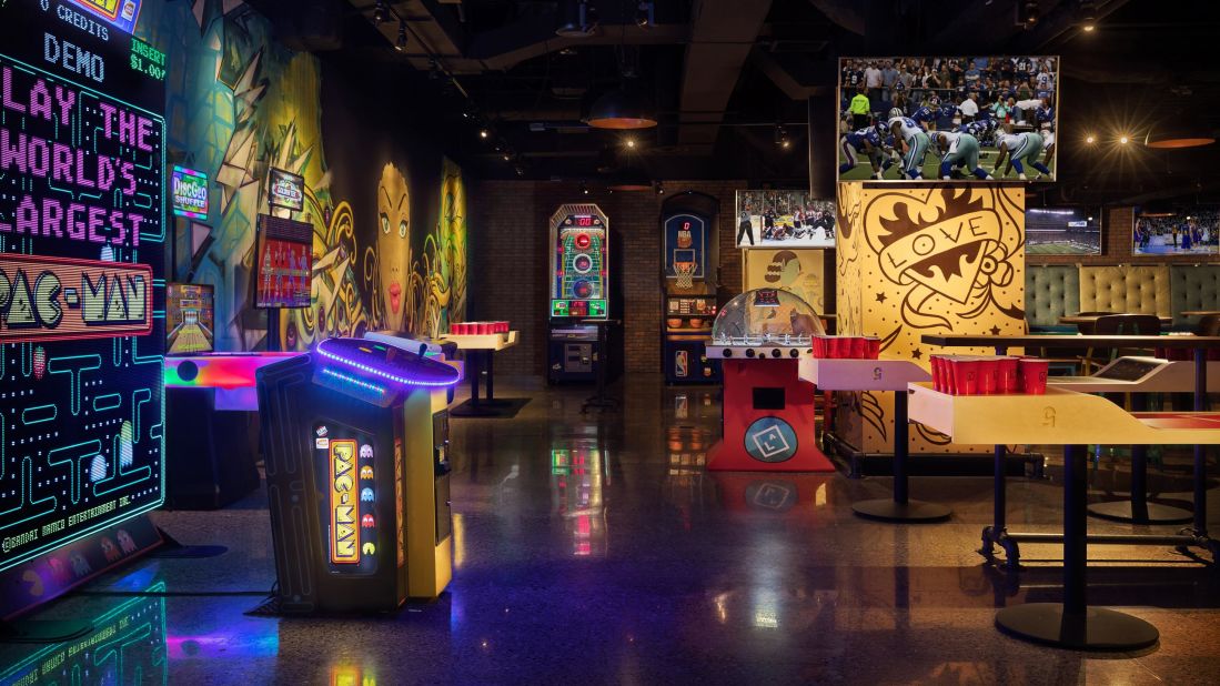 <strong>MGM Grand:</strong> LEVEL UP, the arcade for grown-ups, features virtual reality gaming, sports and even classic arcade games for the non-gamblers visiting Las Vegas. 
