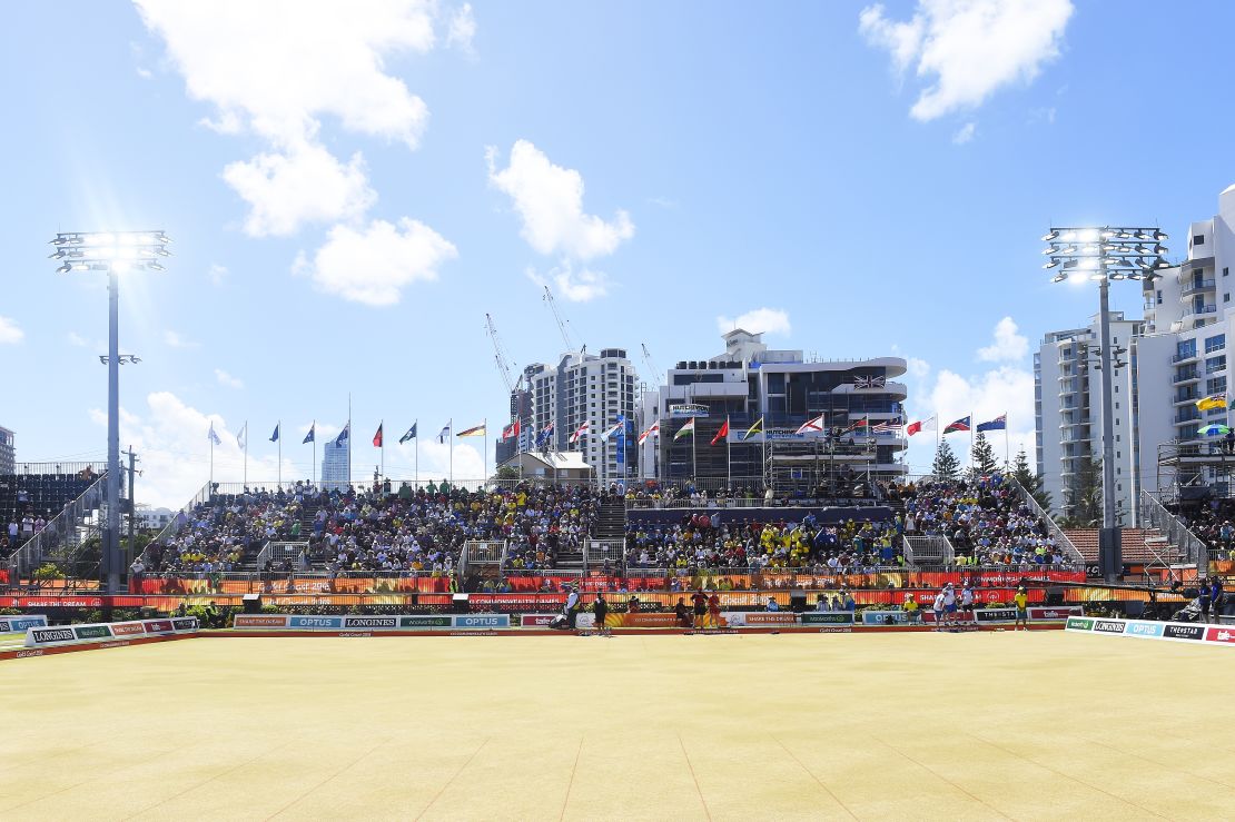 The Broadbeach Bowls Club is the venue for lawn bowling at the Commonwealth Games. 