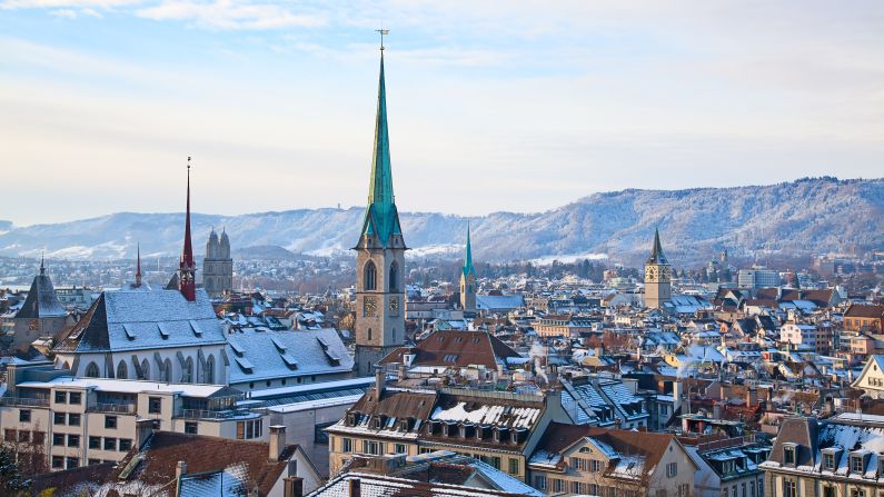 <strong>5. Zurich, Switzerland: </strong>The Swiss financial hubs of Geneva and Zurich round out the top five.