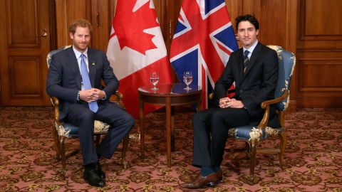 Harry posed with Canadian Prime Minister Justin Trudeau during a trip to Toronto in 2016. "Formality and ceremony are very much part of your job as a royal. It's not always relaxed," says Jackson. "(Harry) seems to have a strong bond with Trudeau. It was nice to photograph these two together." Toronto, Canada, May 2016.