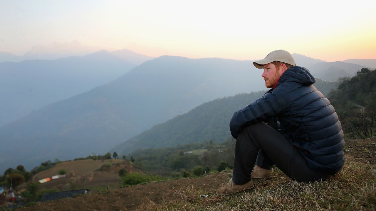 "Every picture has a back story," says Jackson. This one was shot in Nepal in 2016. "We were spending a night in a village up in the foothills and watching the sunrise. That was an amazing moment for me, and I'm sure it was for Prince Harry as well... A lot of the pictures are quite energetic and that's great, but this is more of a rarity and quite pensive." Leorani, Nepal, March 2016.