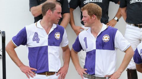 There's a "huge amount of respect" between Harry and his older brother William, says Jackson. "From what I've seen, they work very closely." Cirencester, UK, July 2013.