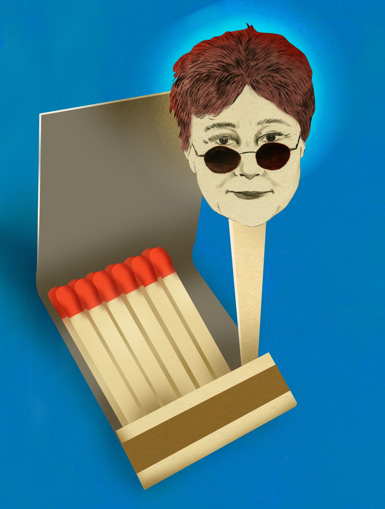 Before performing, artist Yoko Ono would light a match and watch it extinguish, in order to give her a sense of calm. She eventually turned this ritual into a performance titled "Lighting Piece."