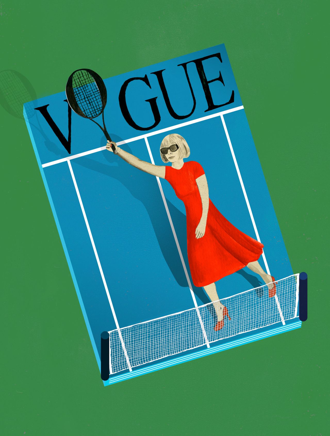 Vogue editor-in-chief Anna Wintour starts every day with an hour of tennis.