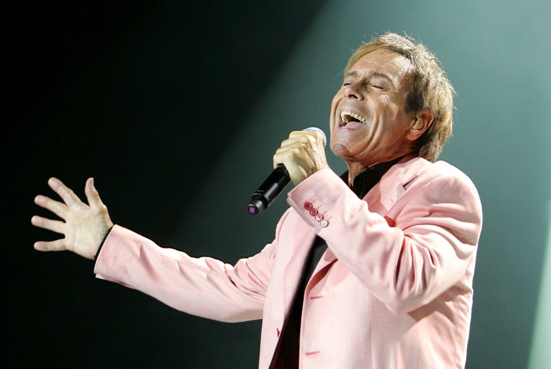 Sir Cliff Richard and The Shadows perform in London in September 2009.