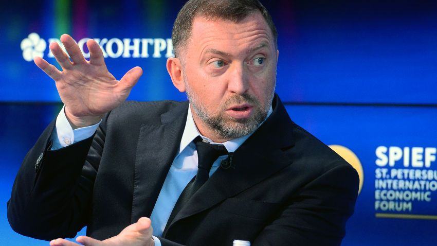 Russian billionaire Oleg Deripaska, who heads aluminium producer Rusal, attends the St. Petersburg International Economic Forum (SPIEF) in Saint Petersburg on June 1, 2017. / AFP PHOTO / Olga MALTSEVA        (Photo credit should read OLGA MALTSEVA/AFP/Getty Images)