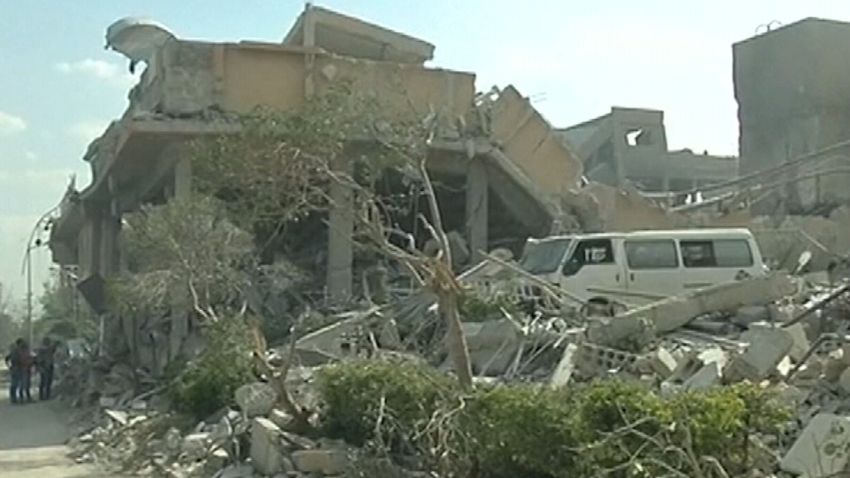 Barzah Damascus research facility damage