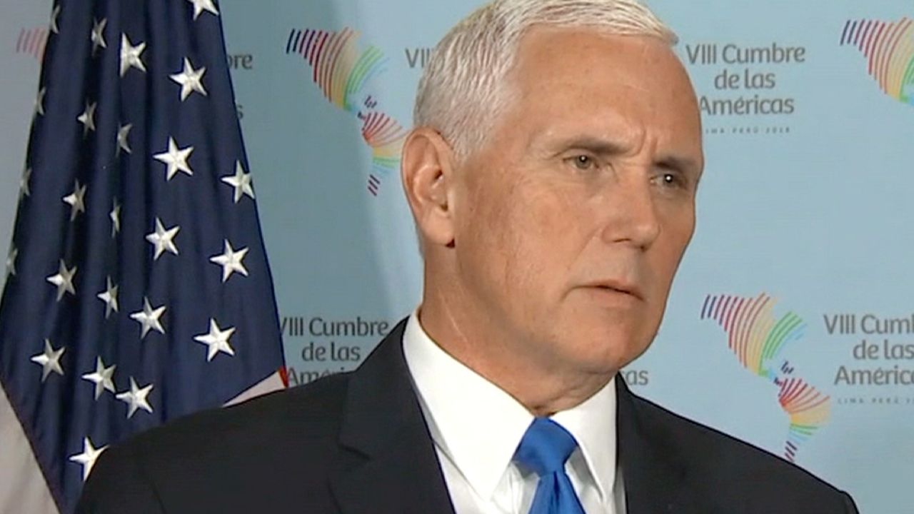 Mike Pence Peru April 14 2018