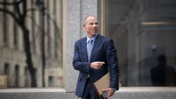 Michael Avenatti, attorney for Stormy Daniels, arrives for a court proceeding regarding the search warrants served on President Donald Trump's longtime personal attorney Michael Cohen, at the United States District Court Southern District of New York, April 13, 2018 in New York City. (Drew Angerer/Getty Images)
