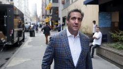 Michael Cohen, President Donald Trump's attorney, walks to the Loews Regency hotel on Park Ave on April 13, 2018 in New York City. Following FBI raids on his home, office and hotel room, the Department of Justice announced that they are placing him under criminal investigation. (Yana Paskova/Getty Images)