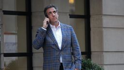 NEW YORK, NY - APRIL 13:  Michael Cohen, U.S. President Donald Trump's personal attorney, takes a call near the Loews Regency hotel on Park Ave on April 13, 2018 in New York City. (Yana Paskova/Getty Images)