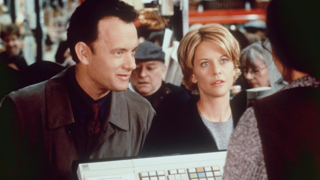 Hanks stars with Meg Ryan in the 1994 romantic comedy "You've Got Mail." The two starred in several movies together.