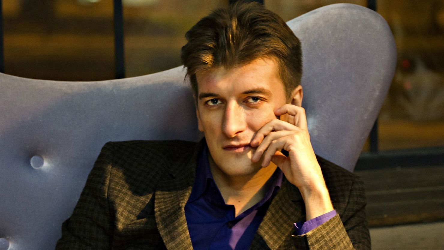 Maxim Borodin fell from his fifth-floor apartment.