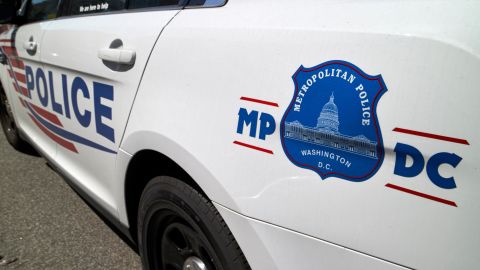 Stock Photo - Washington DC metropolitan police patrol vehicle USA