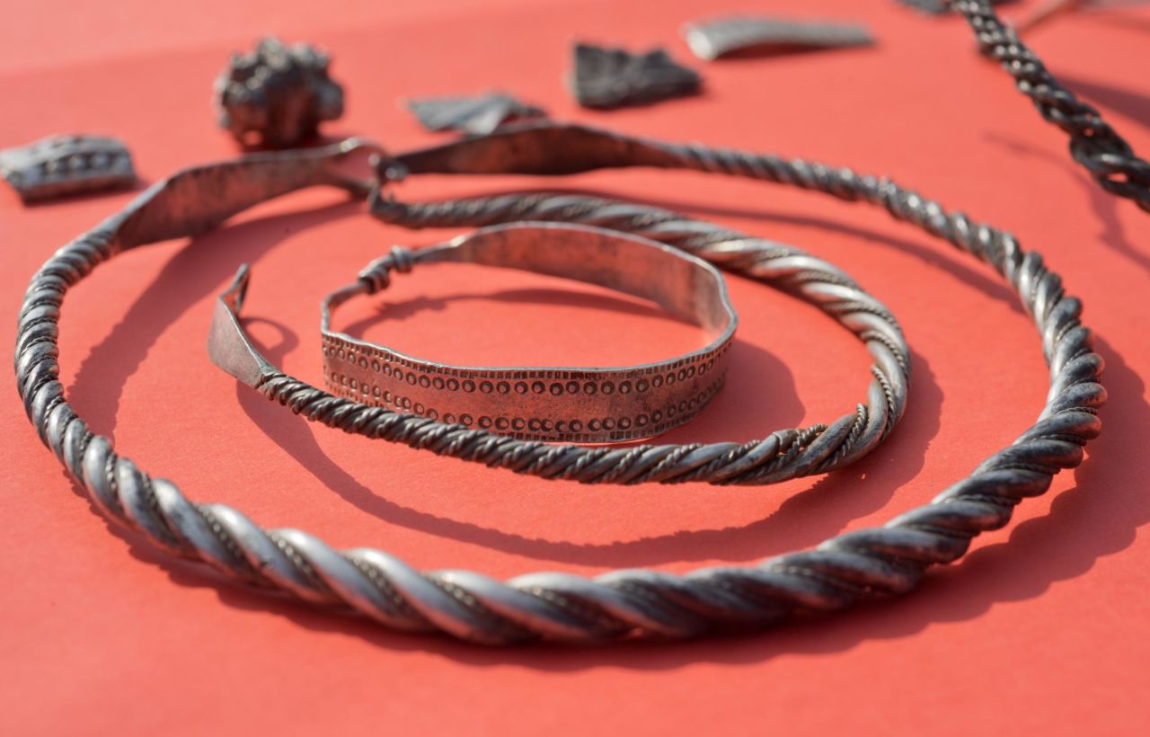 Thanks to a 13-year-old boy's discovery of a small piece of silver in a field in Germany, preservationists have now salvaged more than 600 coins and pieces of silver jewelry dating back to the 10th century. 