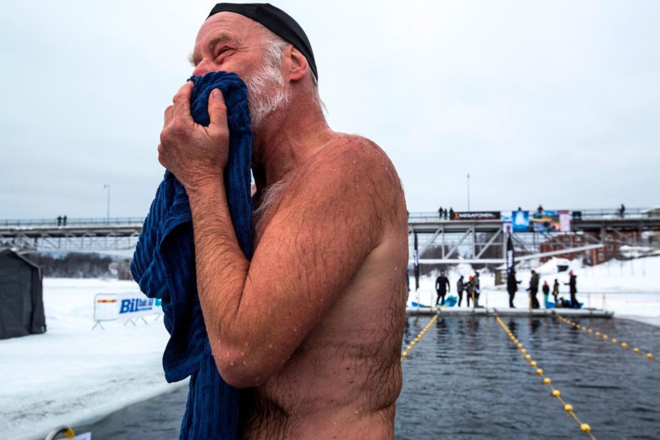 When racers come out of the water, "they are very happy," said Lars Westerlund, a founder and organizer of the race. "It's like taking a joint. Everything is in harmony. It's a very special experience."