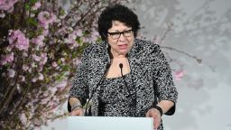 NEW YORK, NY - APRIL 13: Justice Sonia Sotomayor attends The 2018 DVF Awards at United Nations on April 13, 2018 in New York City.  (Dimitrios Kambouris/Getty Images)