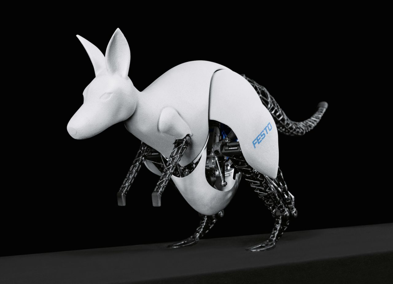 Festo's BionicKangaroo from 2014. Festo's bionic robots are the equivalent of concept cars, testbeds for innovation and new ideas that could one day find their way into production vehicles. 