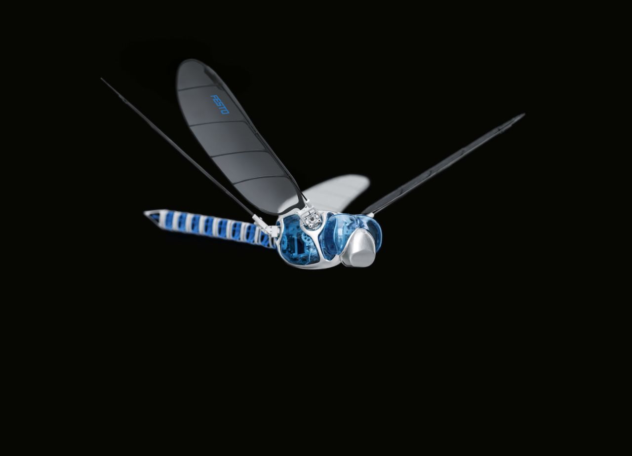 The BioniCopter from 2013 recreated the complex flight dynamics of the four-winged dragonfly.