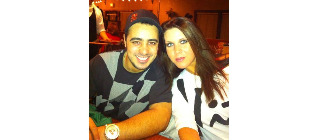 A Facebook image from 2013 shows Samantha Sally, right, with Moussa Elhassani. 
