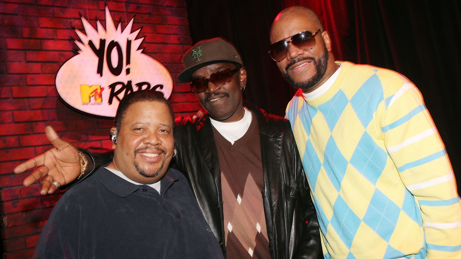 Radio personalities Doctor Dre (L) and Ed Lover (R) and hip hop pioneer Fab 5 Freddy pose for a photo during the Yo! MTV Raps 20th Anniversary Roundtable at the MTV Times Square Studios April 7, 2008 in New York City. 